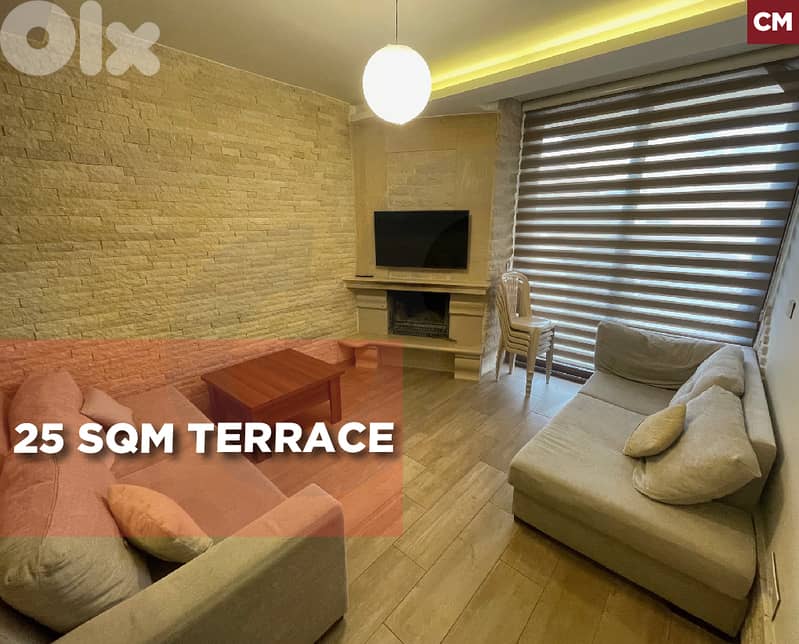 Chalet for sale in faraya with  25 SQM terrace REF#CM130231 0