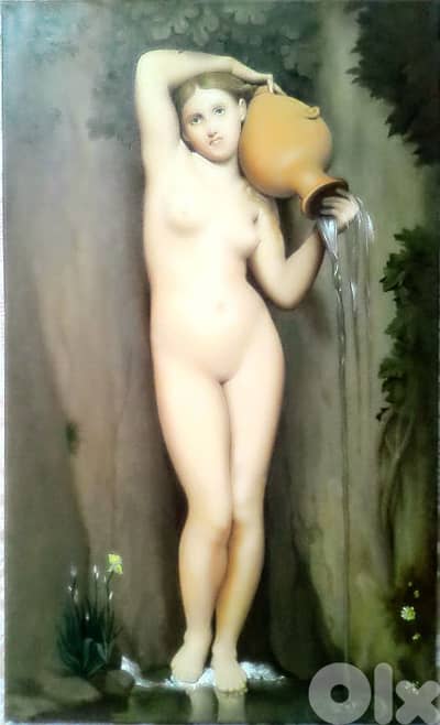 La Source after Ingres Oil painting