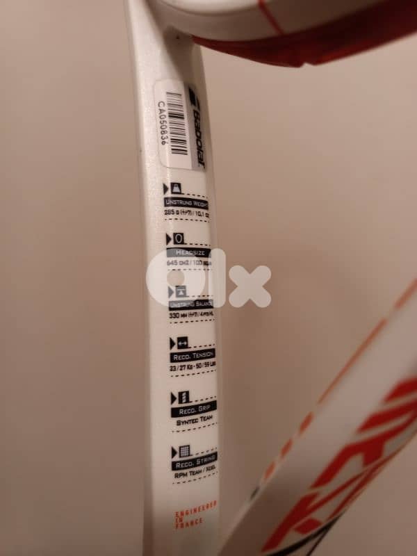 Babolat pro tennis racket. 3