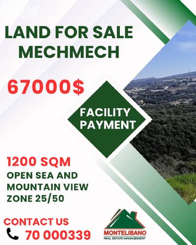 1200 sqm Land For Sale in Mechmech with Facility Payment !!!