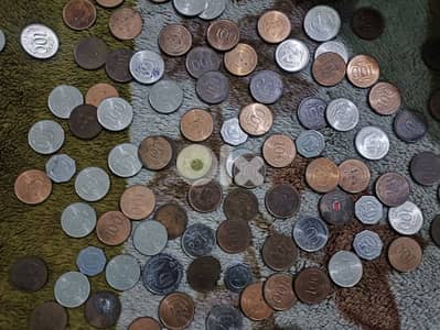 مجموعة نادرة من العملات اللبنانية التاريخية (نحاس وحديد)