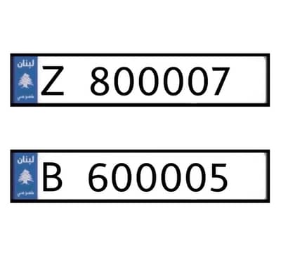 Z   800007   &   B   600005