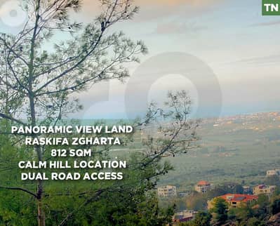812 SQM Land for Sale in Raskifa –Hilltop –Panoramic View REF#TN130236