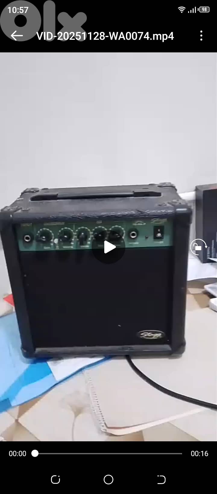 Stagg electric guitar + amplifier 0