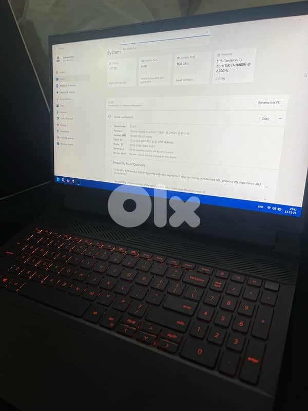 Used Gaming laptop for sale 3