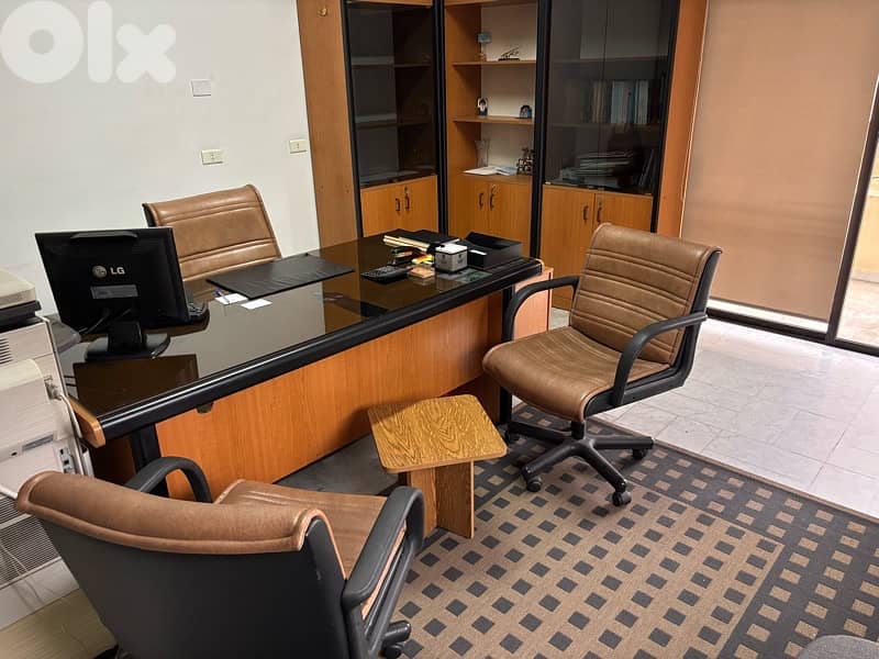 full set office furniture 1