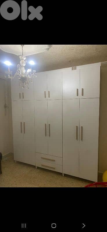 خزانة ست درف طابقين 240 سم 0