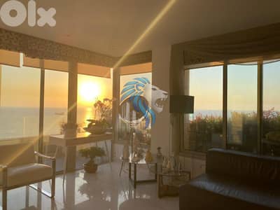 LUXURIOUS APARMENT FOR RENT IN DBAYEH, SEA VIEW AND JACUZZI, (DBR-197)
