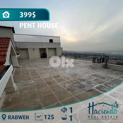 Pent House For Rent In Rabweh