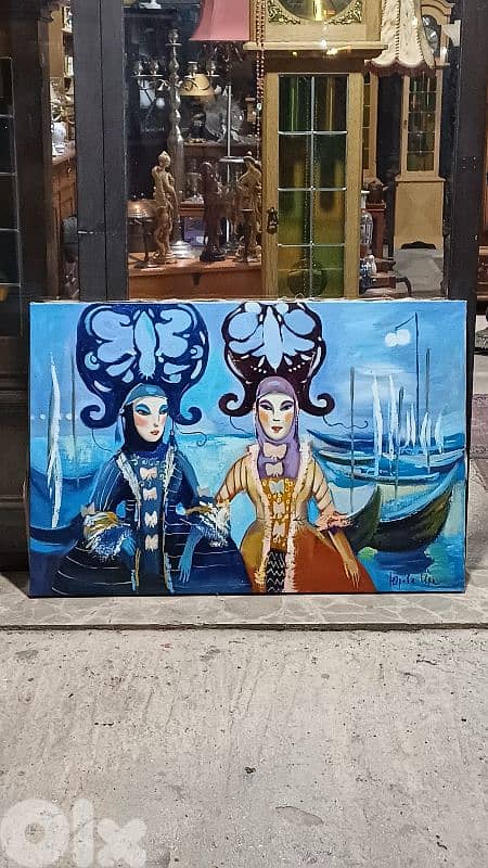 لوحة رسم زيتي روسيّة 1