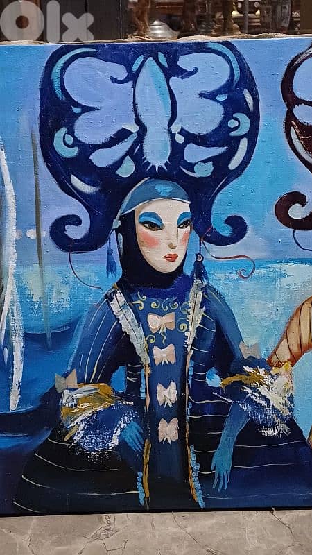 لوحة رسم زيتي روسيّة 4