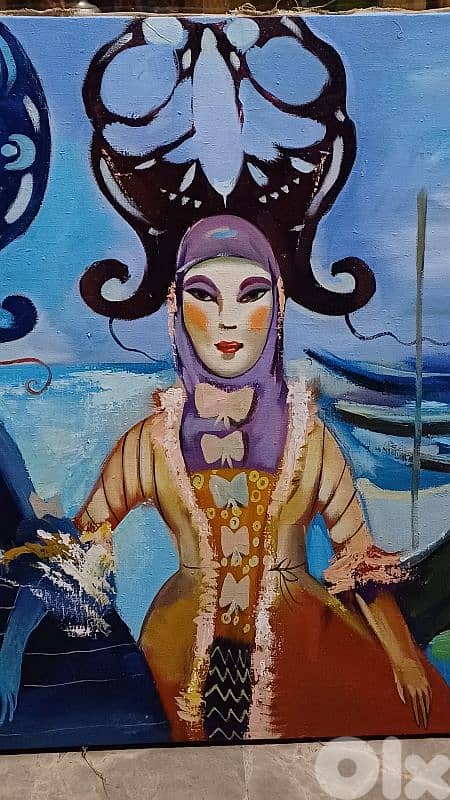 لوحة رسم زيتي روسيّة 5