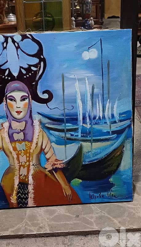 لوحة رسم زيتي روسيّة 6