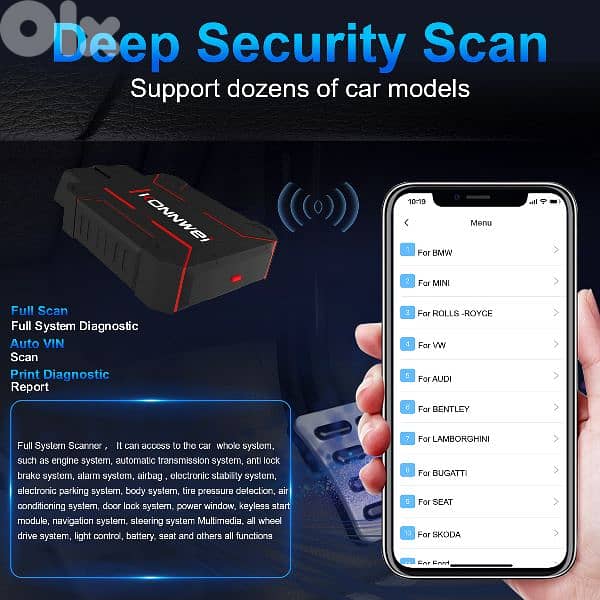 All System OBD2 Scanner سكانر (Original) 2
