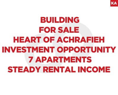Building with Land for Sale in Achrafieh – Prime Location REF#KA130276