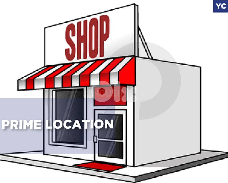 Prime area  commercial shop in Amchit/عمشيت  REF#YC130264 0