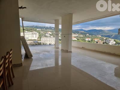 290 sqm apartment for sale in Ajaltoun with 200 sqm terrace & garden