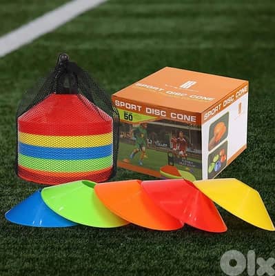 50pcs football soccer cones training sport disc cones set