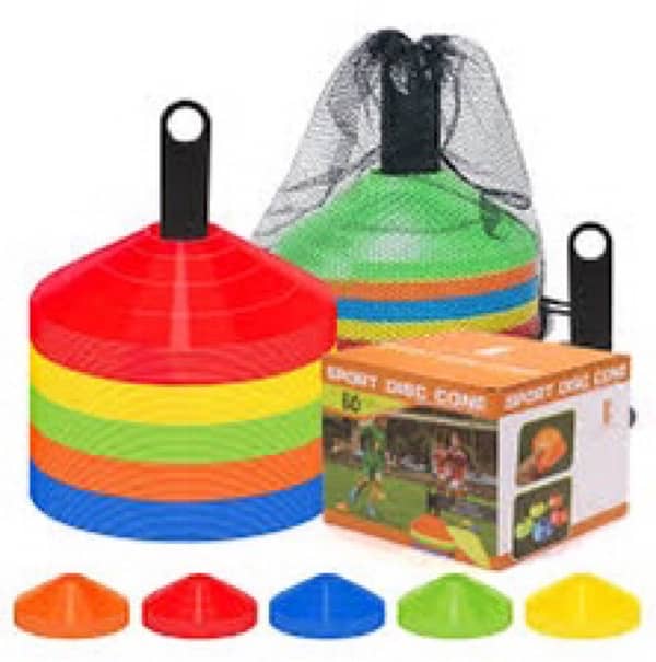 50pcs football soccer cones training sport disc cones set 1