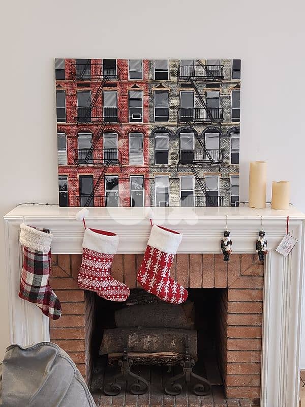 NY facade, 100x75cm handmade painting 1