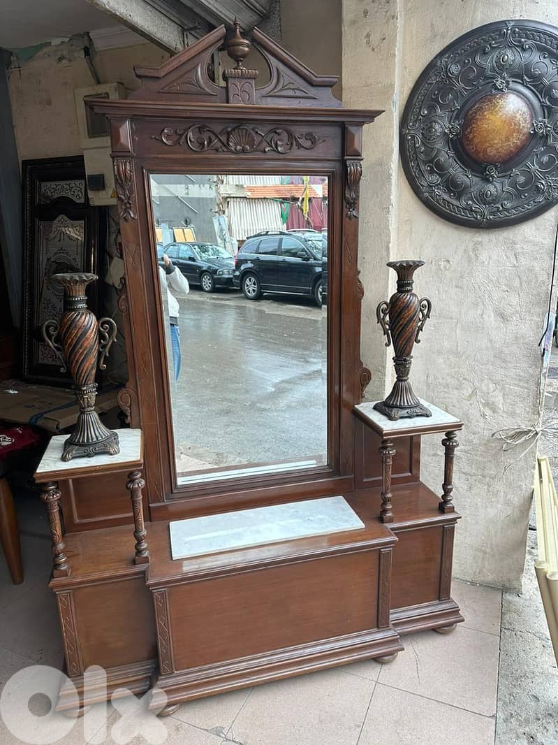 بورشبوه قديم ملكي خشب زان مع مرايا 2