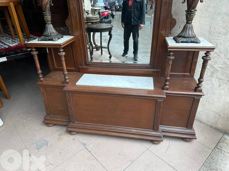 بورشبوه قديم ملكي خشب زان مع مرايا 3