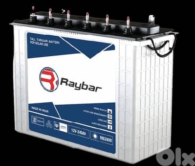 4 batteries used ray bar 200ah each