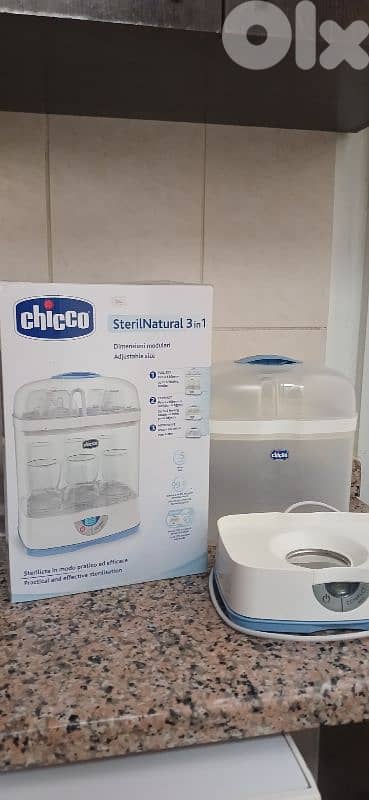 chicco , digital steam sterilizer 3 in 1 ,very veryyyy clean like new 6