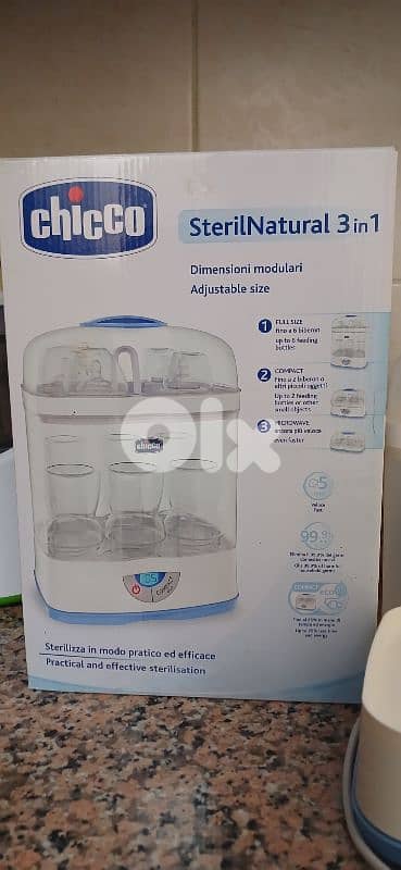 chicco , digital steam sterilizer 3 in 1 ,very veryyyy clean like new 8