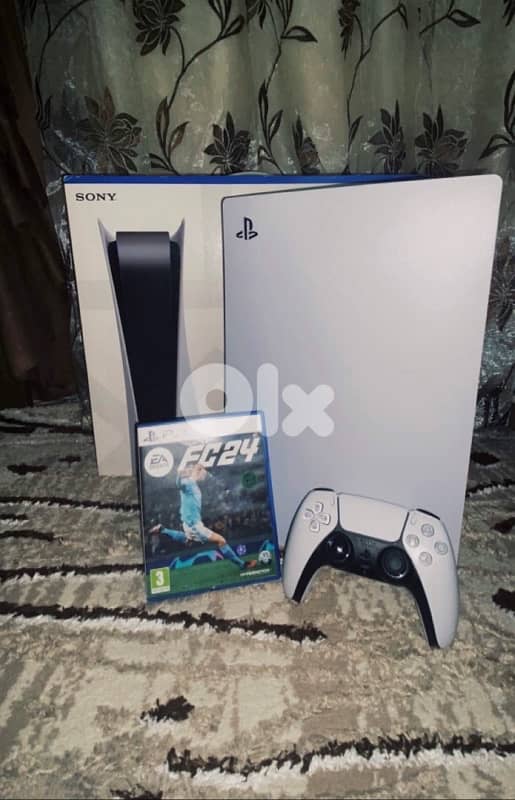 PS5 fat 825GB 60HZ used like new 3