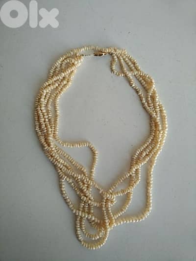 Old five strand freshwater rice pearls necklace - Not Negotiable