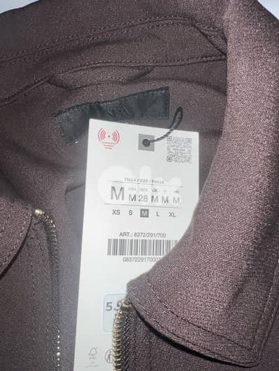 zara kacket brown