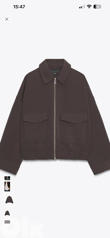 zara kacket brown 2