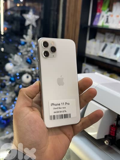 iPhone 11 Pro  64Gb BH:87%no face id