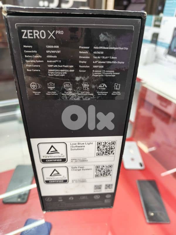 infinix  zero x pro  _ 6 GR _ 128 G 4