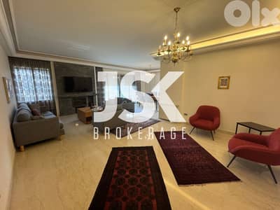L19933 - Furnished 3-Bedroom Apartment For Rent in Hazmieh, Baabda