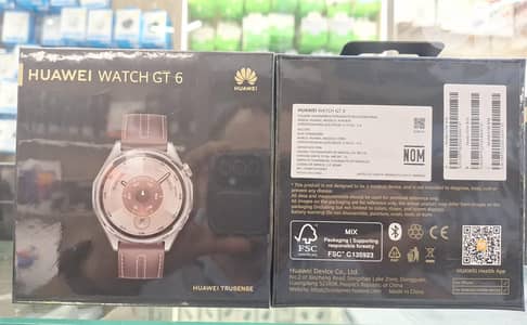 HUAWEI WATCH GT 6 GREY STAINLESS STEEL CASE WARRANTY 1 YEAR 170$