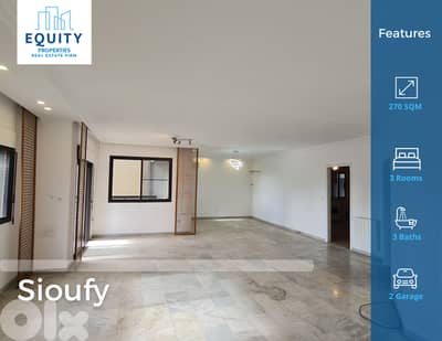 270 SQM Apartment For Sale In Sioufy Achrafieh شقة للبيع #ML235524