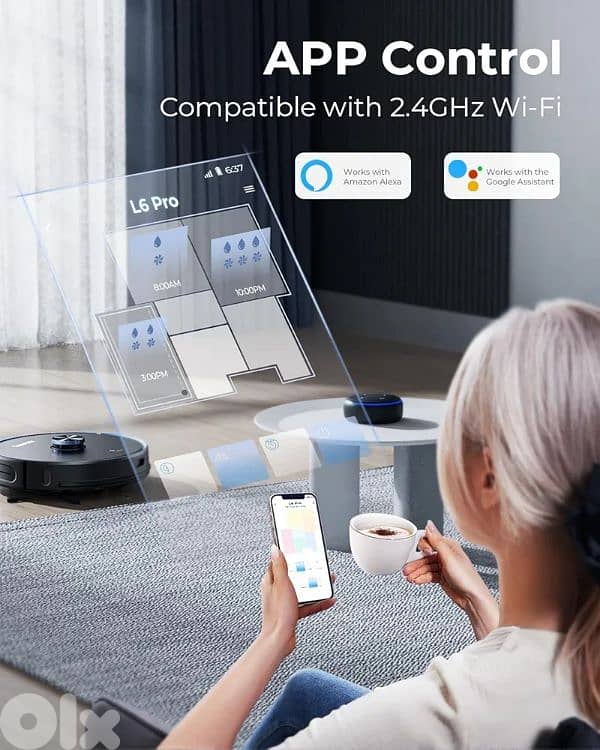 laresar robot vacuum clean smart L6 nex 1