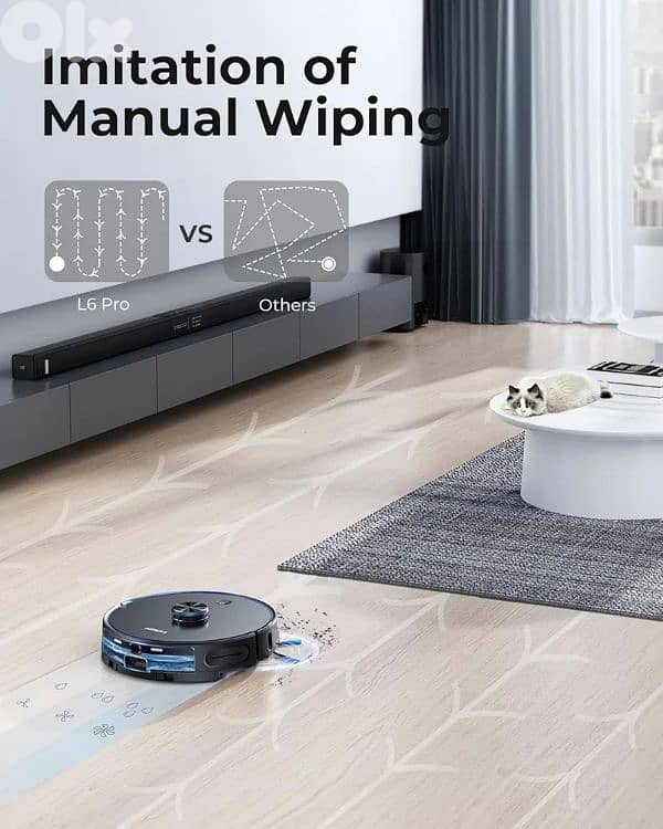 laresar robot vacuum clean smart L6 nex 2