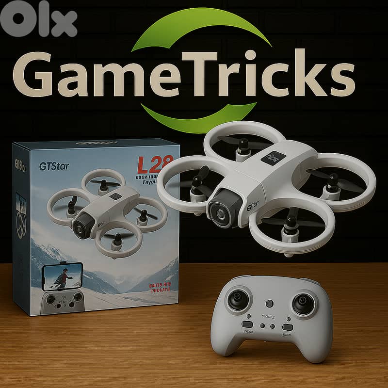 Airplane drone with remote control and stability movement option 1