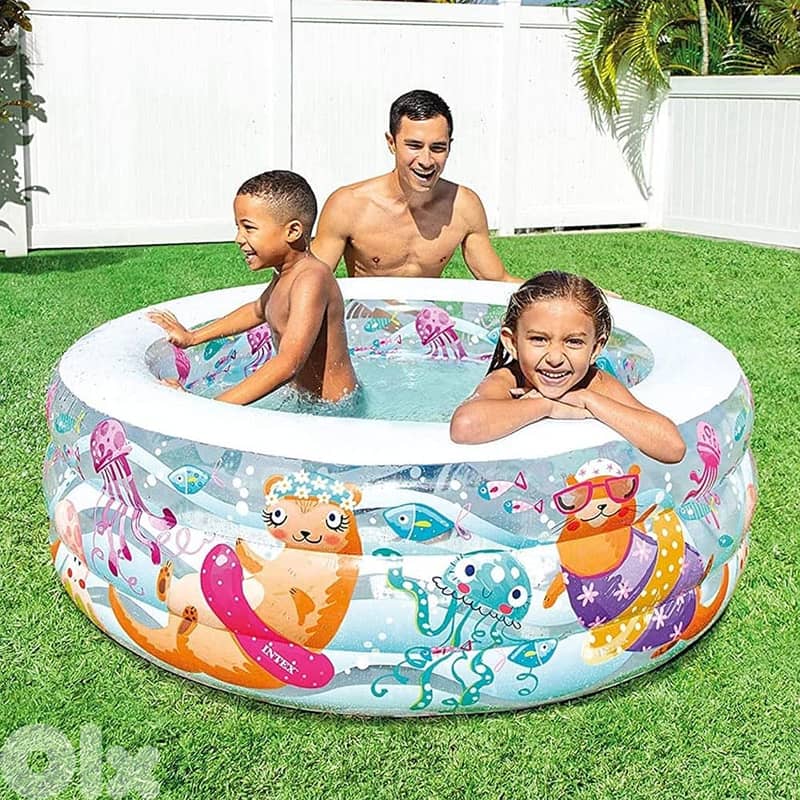 Intex Little Otter Inflatable Kiddie Pool 152 x 56 CM - مسبح أطفال 2