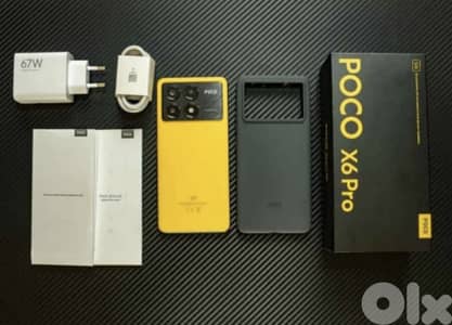 Poco X6 Pro 12GB RAM - 512GB - (Original Charger + Cover Included)