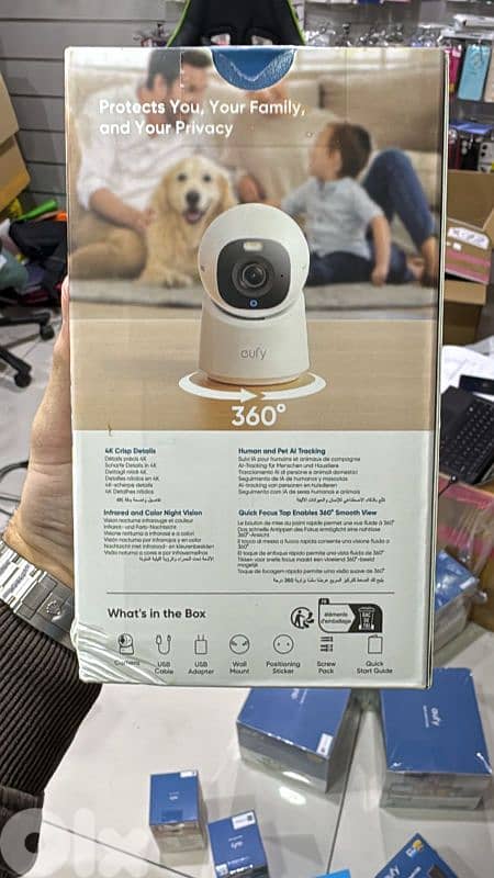 Eufy indoor Cam E30 4k clarity 1