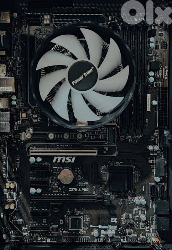 Motherboard +cpu + new case + new air cooler 1