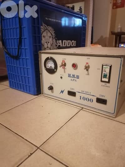 aps 1000 watts + بطارية ٢٤٠ امبير