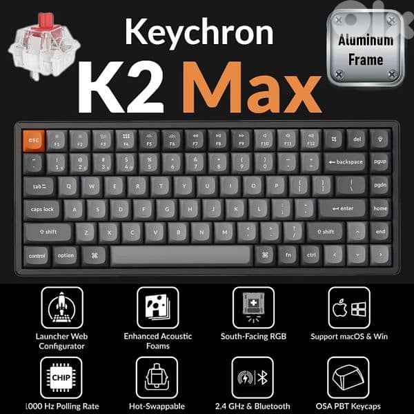 Keyshron k2 max mechanical keyboard 2