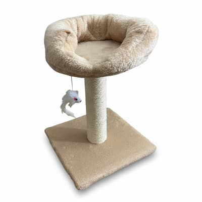 Small Cat Scratching Tower With Mice