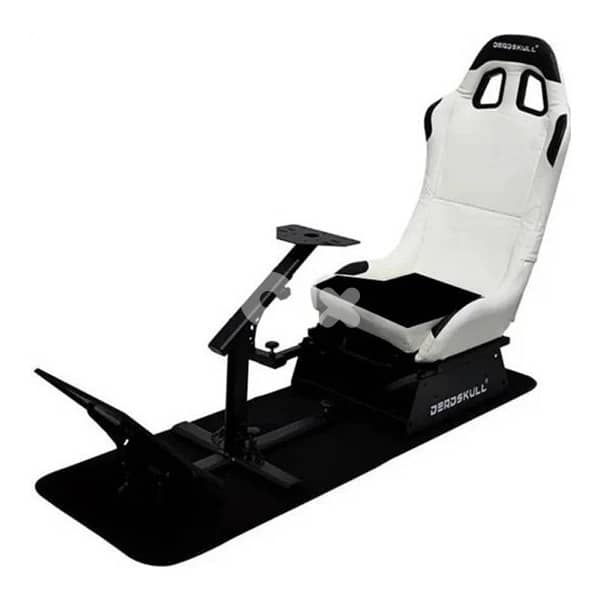 Deadskull Alcantara Racing Seat red/blue/black 2