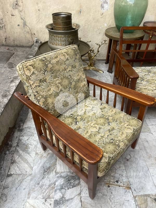 Antique Morris Set Of Three Armchairsطقم شاز موريس 2